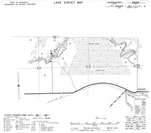 Contour map for Lake Superior, Ontario
