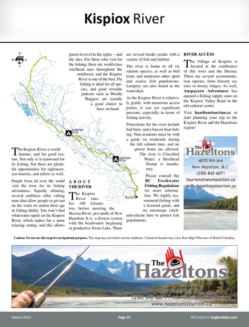 Kispiox River, British Columbia Angler's Atlas